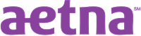 Aetna logo in purple color