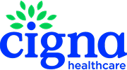 Cigna healthcare logo with leaves
